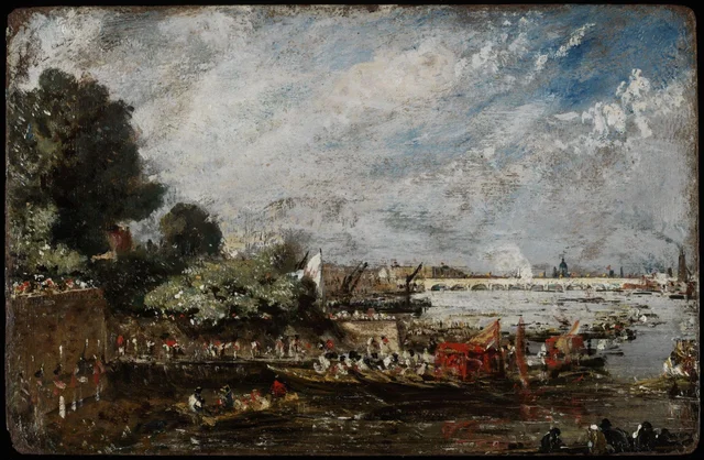 Le pont de Waterloo depuis les marches de Whitehall