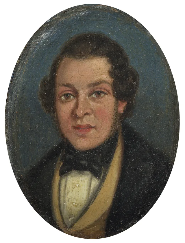 Miniature : portrait d'Abram Constable, frère de l'artiste
