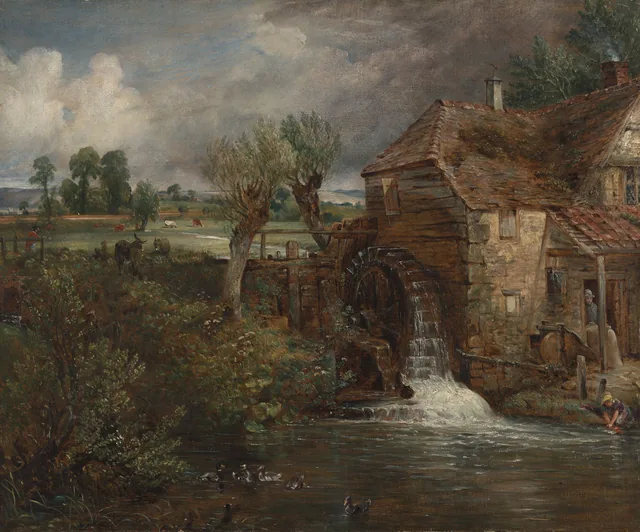 Parham Mill, Gillingham, John Constable