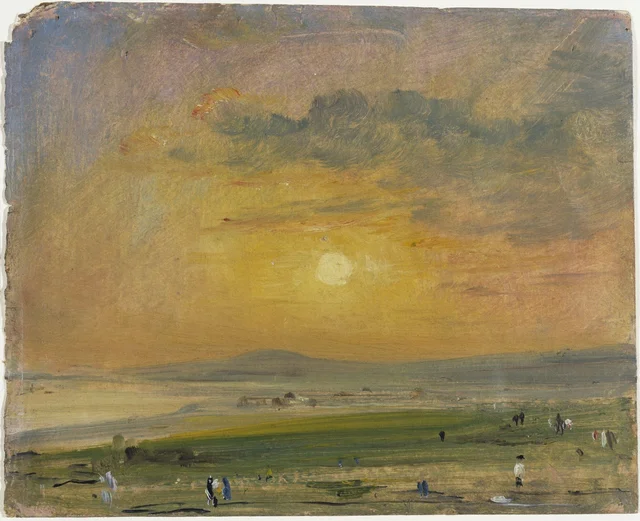 Coast Scene at Brighton: Evening, John Constable