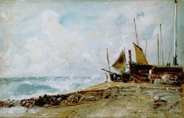 Escena de costa cerca de Brighton