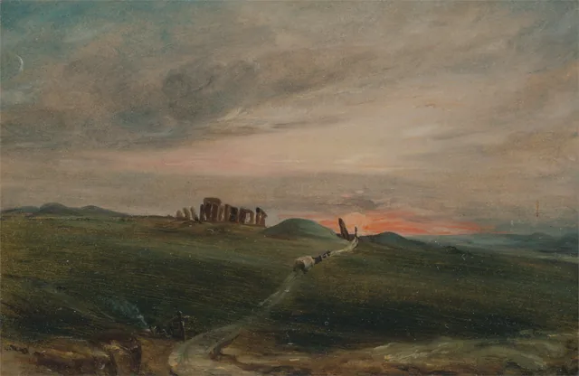 Stonehenge at Sunset, John Constable