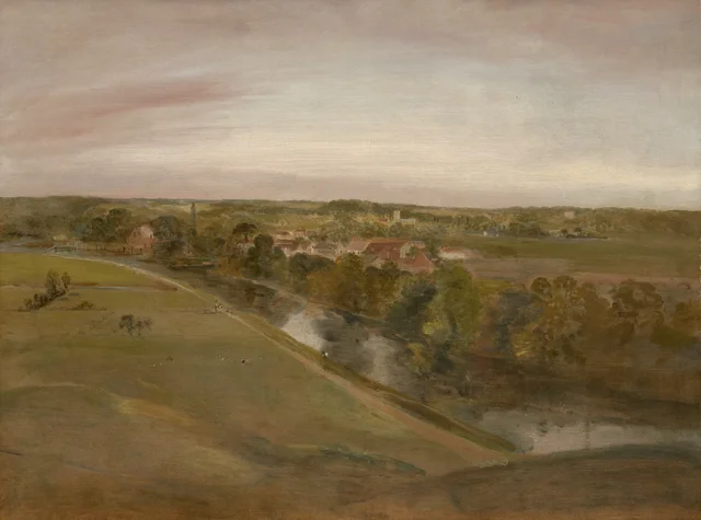 Stratford Saint Mary visto desde Coombs
