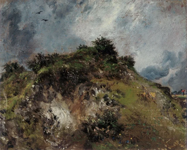 Un banco de arena en Hampstead Heath, John Constable