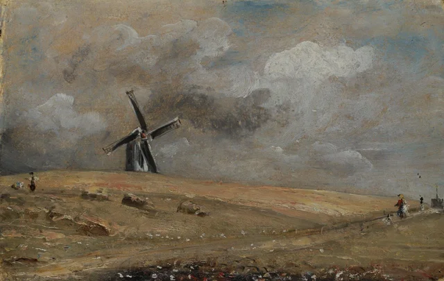 Un molino de viento cerca de Brighton