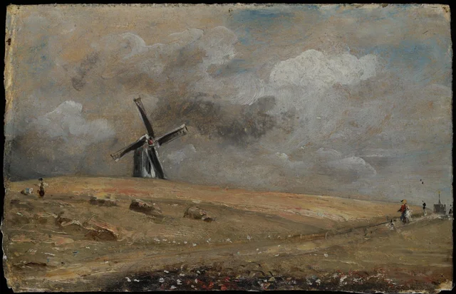 A Windmill near Brighton, John Constable