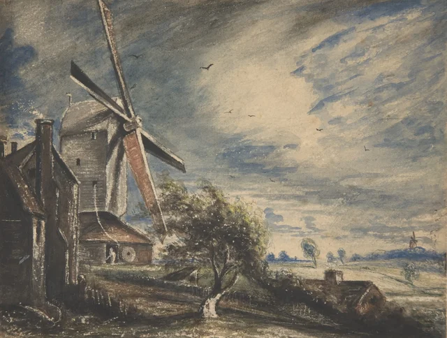 Un molino cerca de Colchester, John Constable