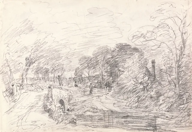 A Bridge near Salisbury Court, Perhaps Milford Bridge, John Constable