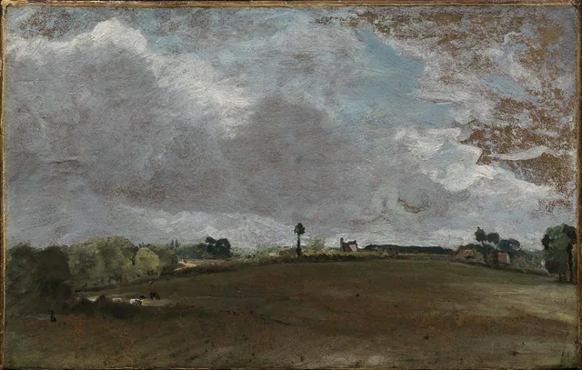 Une colline (son village natal)