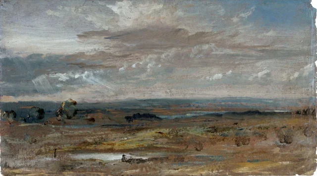 Une vue à Hampstead : soir, John Constable