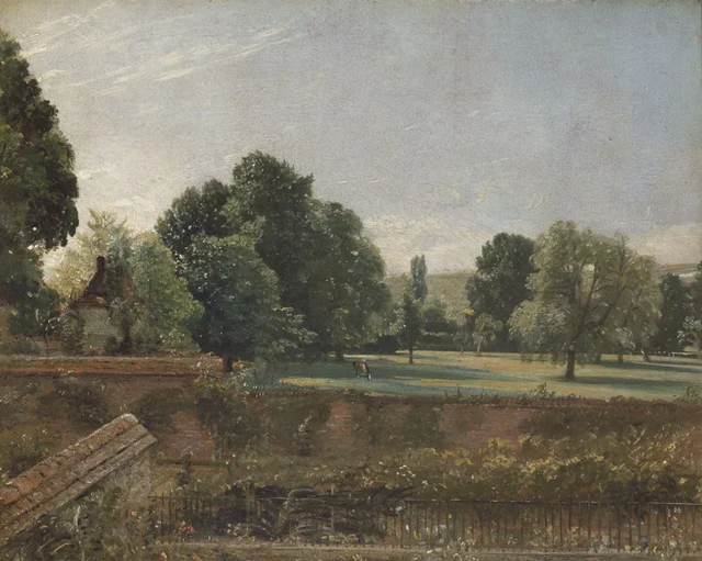 Una vista en Salisbury desde la casa del arcediano Fisher