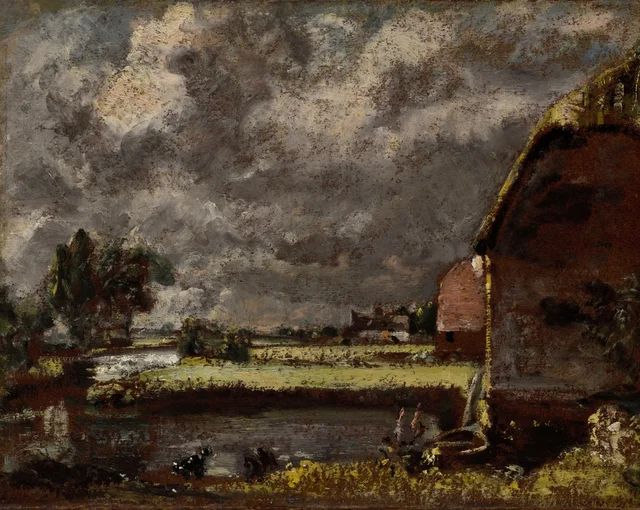 Una vista de las orillas del Stour, John Constable