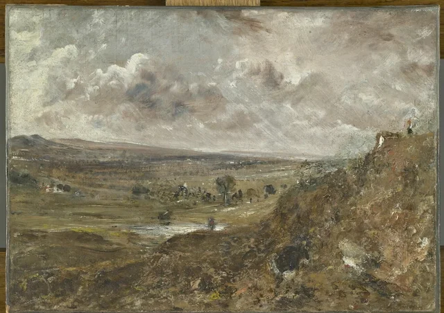 Vue de Hampstead Heath ; Effet d'orage, John Constable