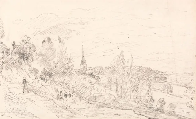 View near Arundel, John Constable
