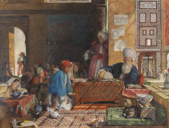 Interior de una escuela, El Cairo