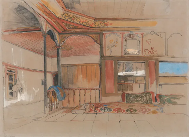 Interior de uma casa oriental, John Frederick Lewis