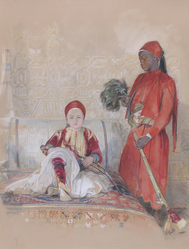 Iskander Bey y su criado, John Frederick Lewis