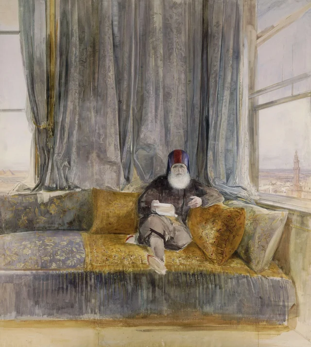 Retrato de Mehmet Alí Pachá, John Frederick Lewis