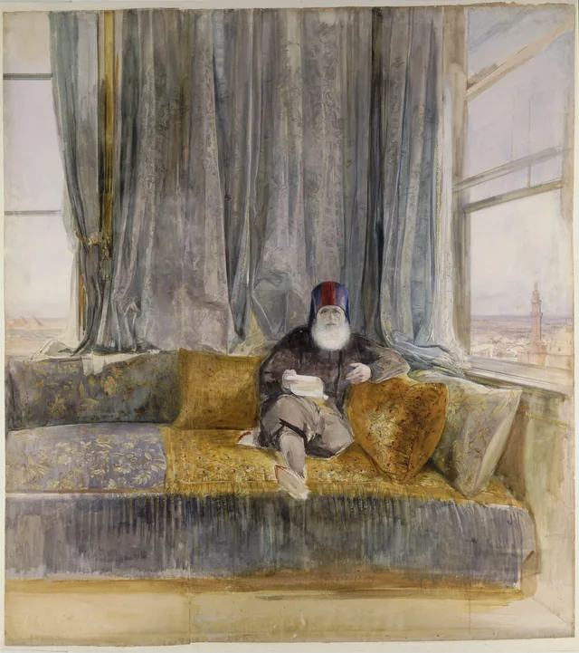 Retrato de Mehmet Ali Paxá, John Frederick Lewis