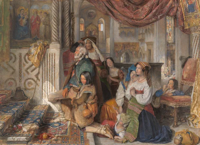 Peregrinos romanos, John Frederick Lewis