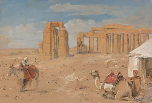 O Ramesseum em Tebas, John Frederick Lewis