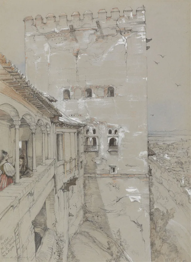 A torre de Comares, Alhambra, 1835