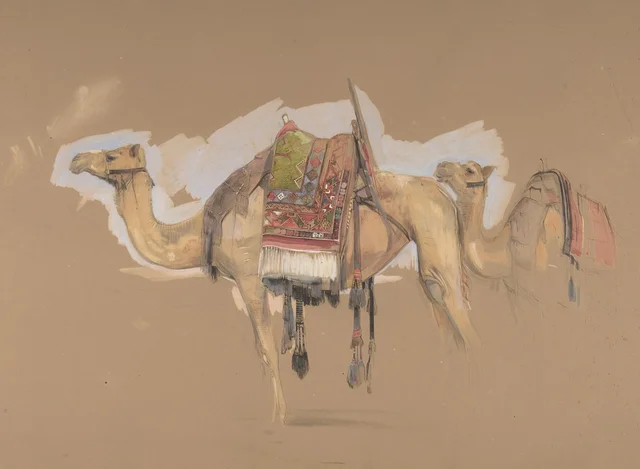 Dos camellos, John Frederick Lewis