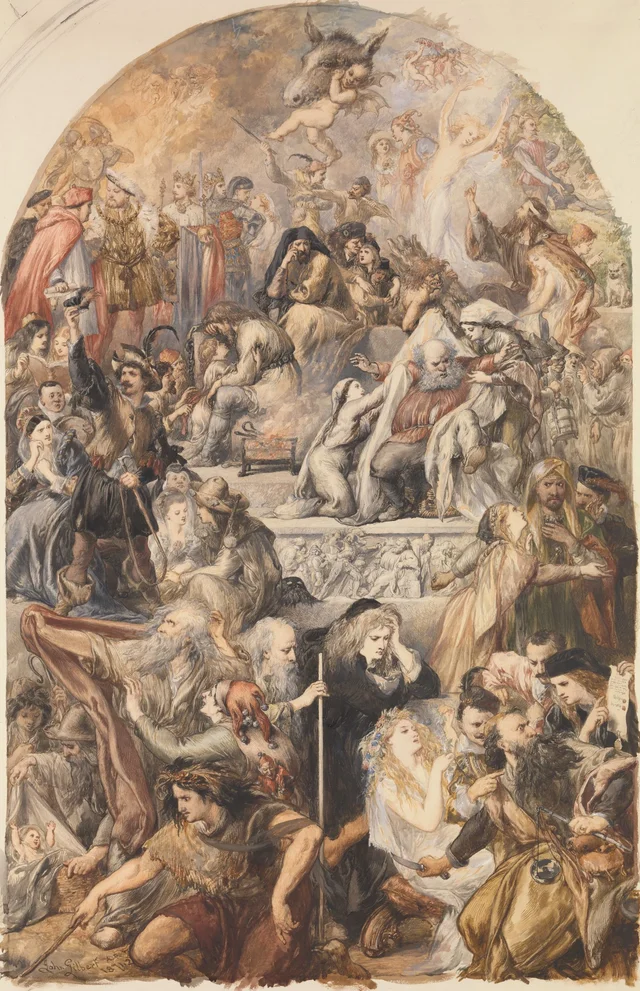 L'Apothéose des personnages de Shakespeare, John Gilbert