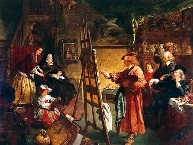 L'Atelier de Rembrandt, John Gilbert