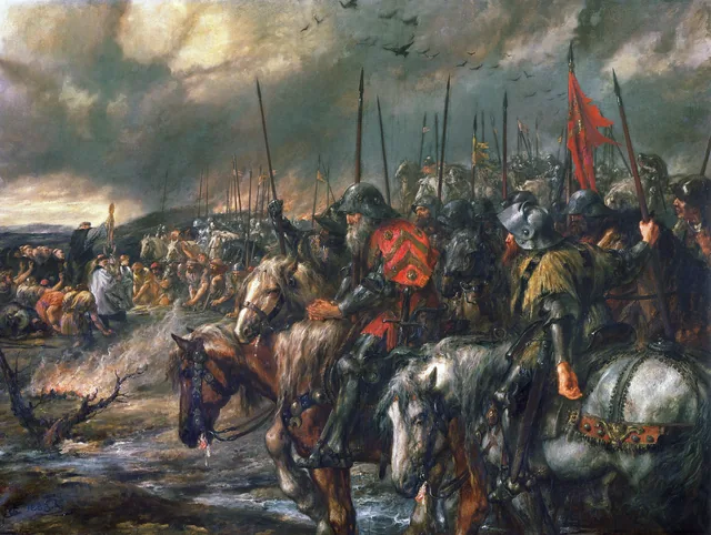 Le Matin de la bataille d'Azincourt, John Gilbert