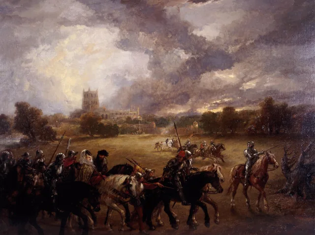 Marguerite d'Anjou faite prisonnière après la bataille de Tewkesbury, John Gilbert