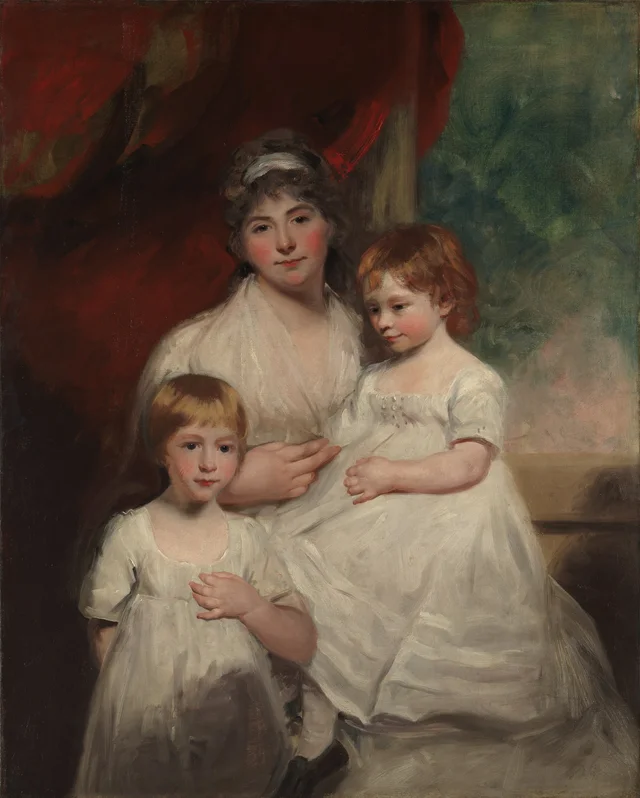 Mrs. John Garden (Ann Garden, 1769–1842) and Her Children, John (1796–1854) and Ann Margaret (born 1793), John Hoppner