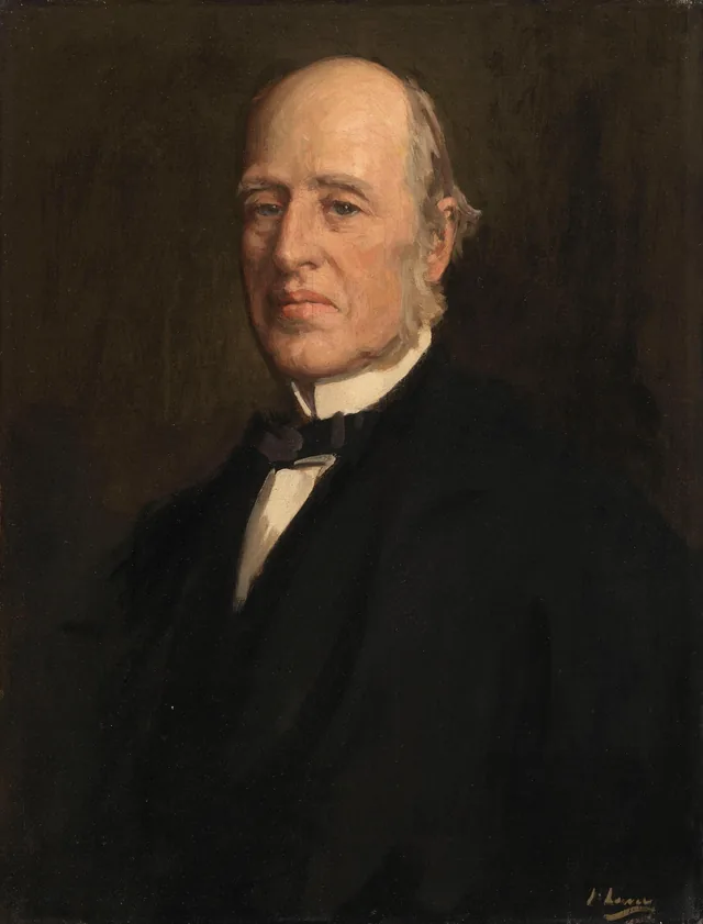 Retrato de W.E.H. Lecky (1838-1903), historiador