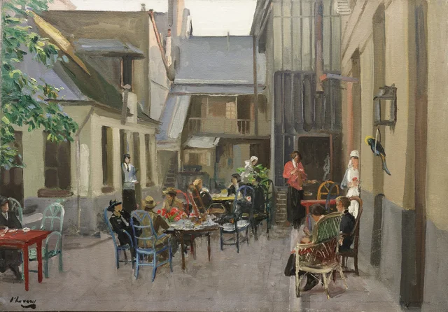 Abrigo da Cruz Vermelha, Rouen, 1919, John Lavery