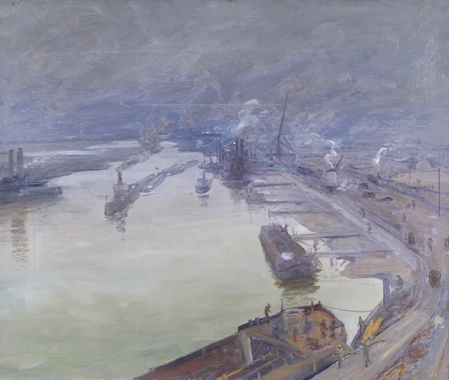 Richborough dans le brouillard, 1917, John Lavery