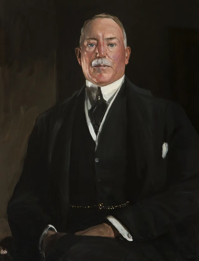 O muito honorável visconde Craigavon (1871-1940), primeiro primeiro-ministro da Irlanda do Norte, John Lavery
