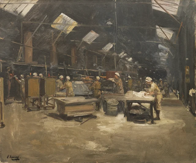 As padarias, Dieppe, 1919, John Lavery