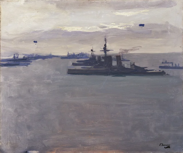 O Firth of Forth: o vento, 1917, John Lavery