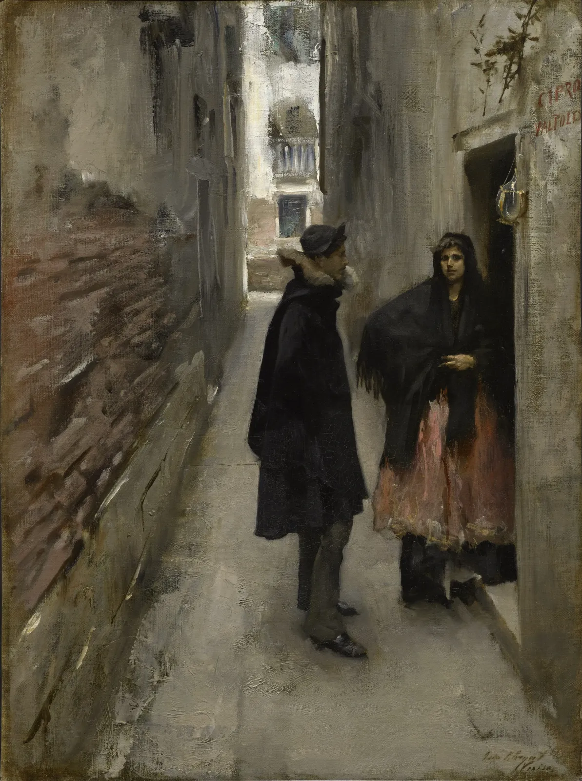 A Street in Venice, John Singer Sargent