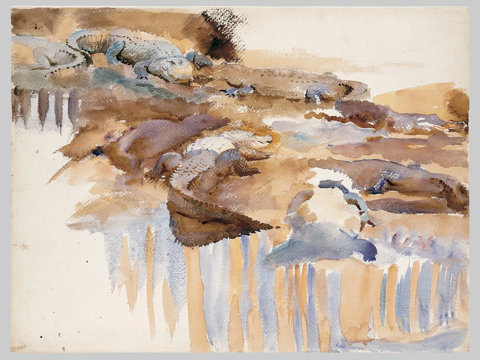 Alligators, John Singer Sargent
