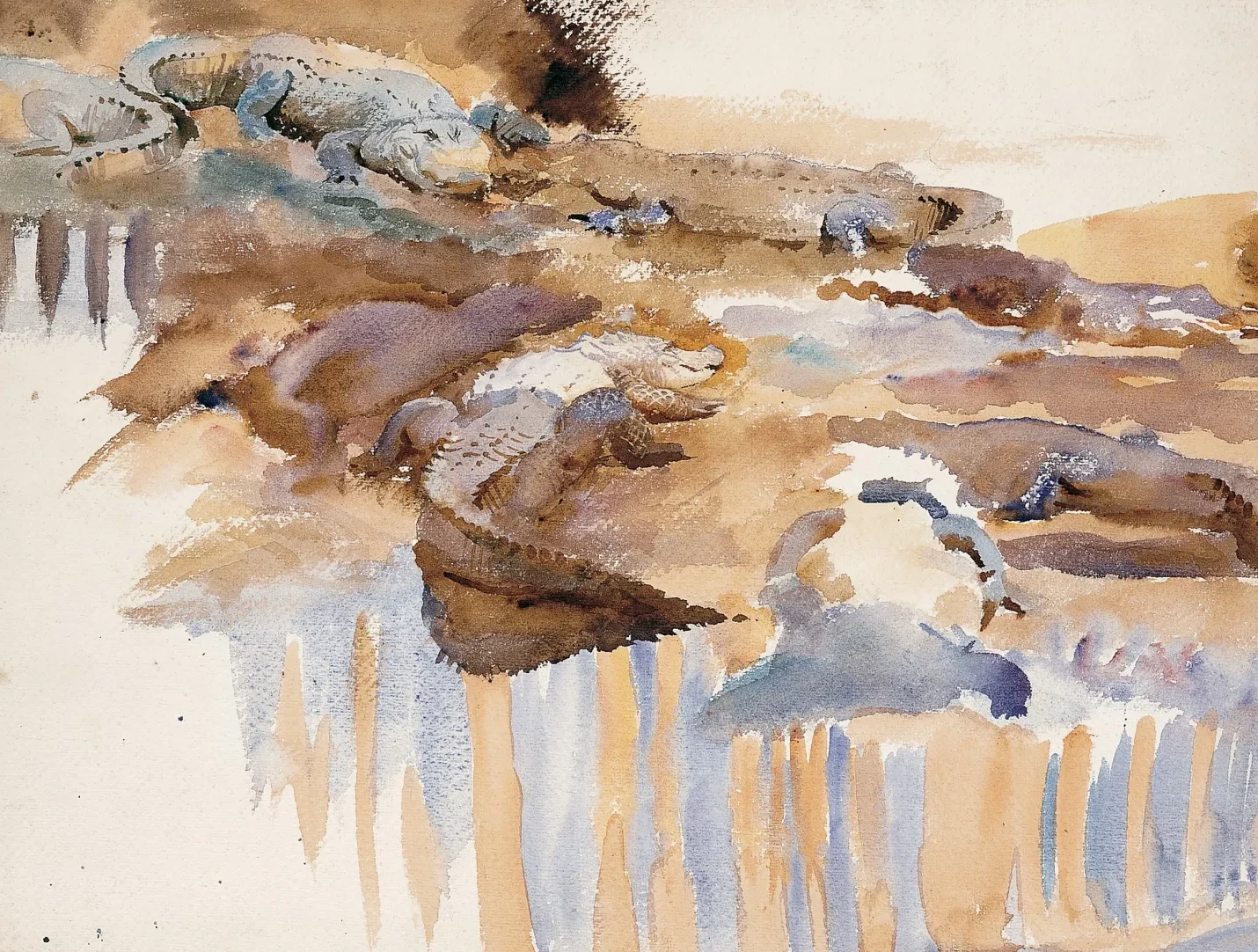 Alligators, John Singer Sargent
