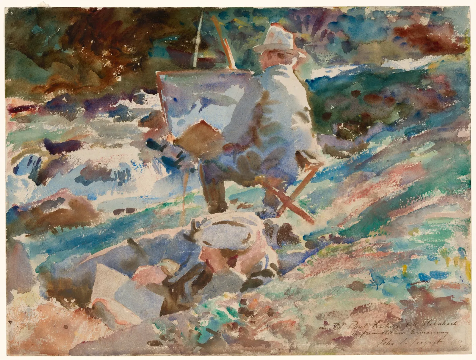 An Artist at His Easel, John Singer Sargent