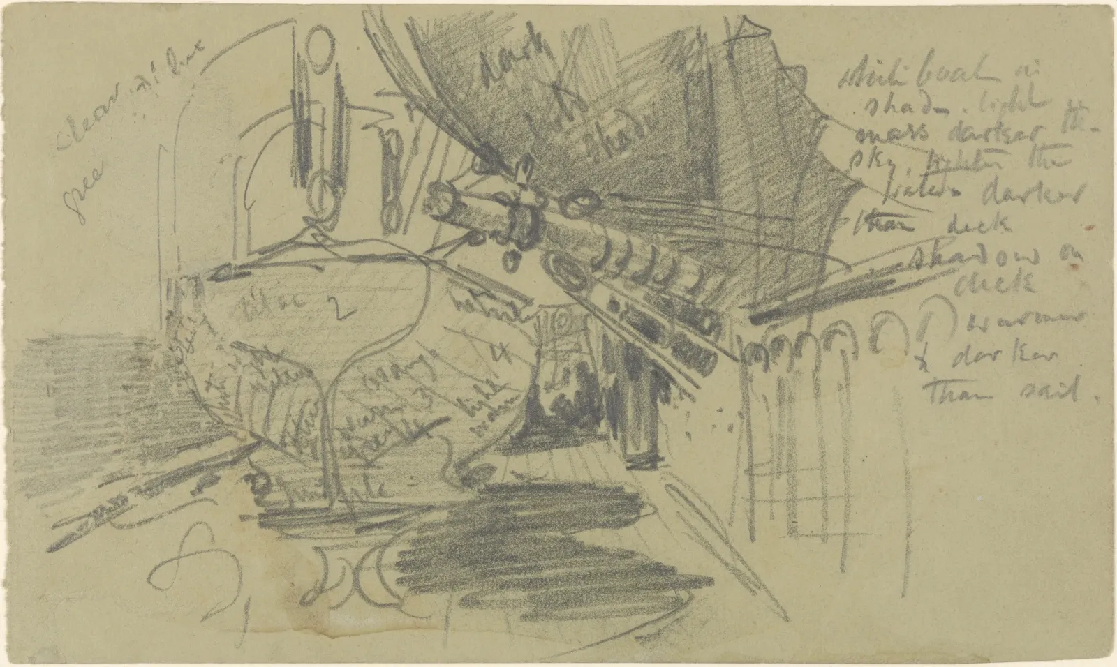 Boat Deck, John Singer Sargent