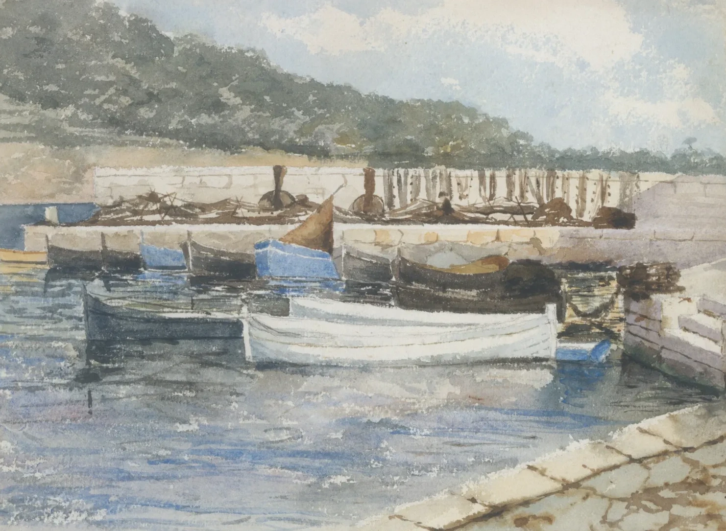 Boats, John Singer Sargent