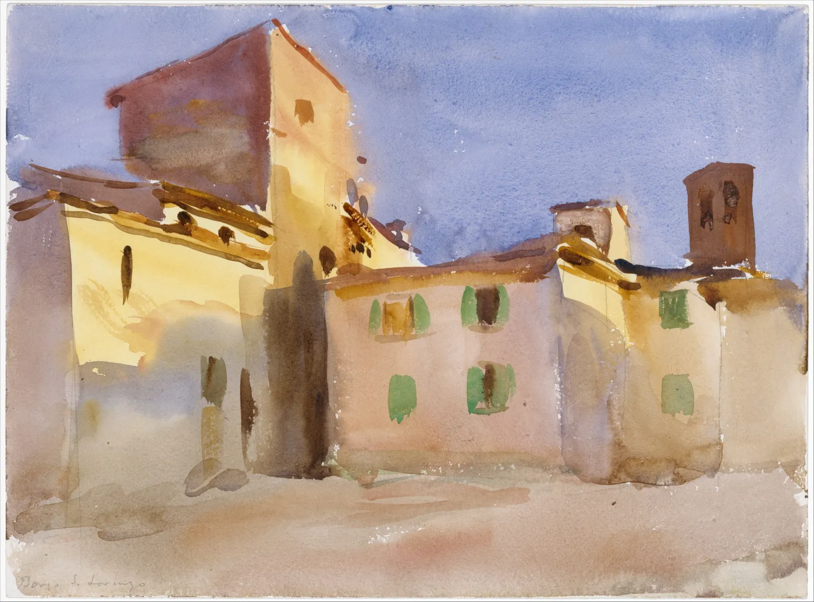 Borgo San Lorenzo (1), John Singer Sargent
