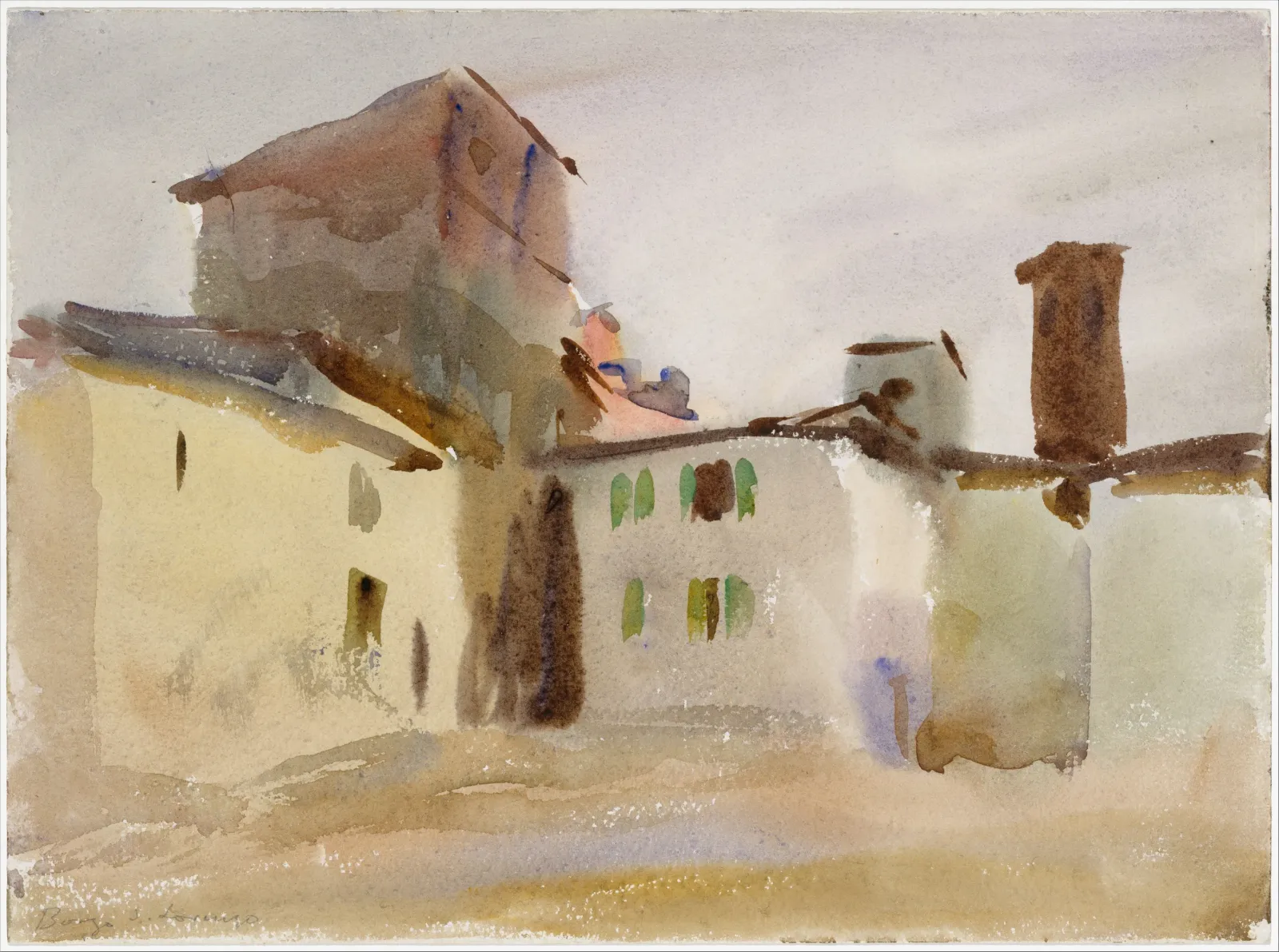 Borgo San Lorenzo (2), John Singer Sargent