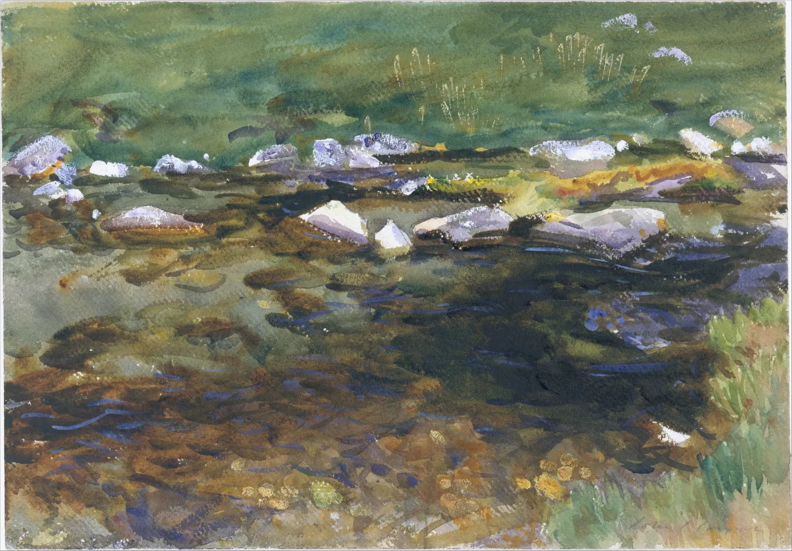 Brook and Meadow, John Singer Sargent