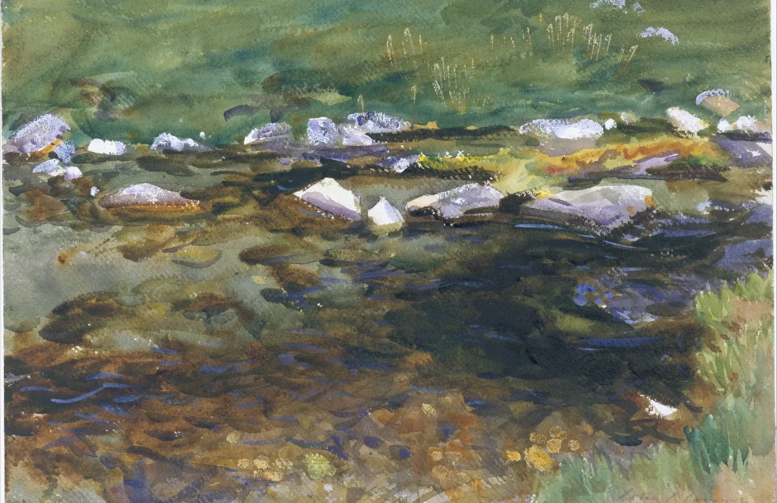 Brook and Meadow, John Singer Sargent