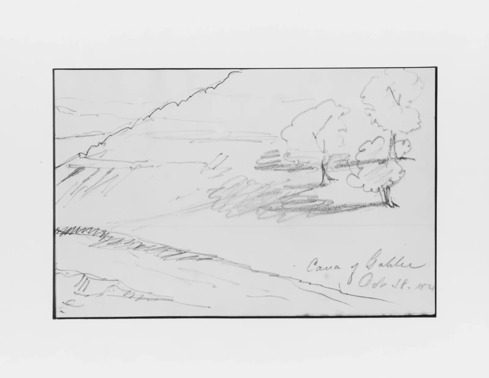 Cana of Gahlee (from Sketchbook), John Singer Sargent