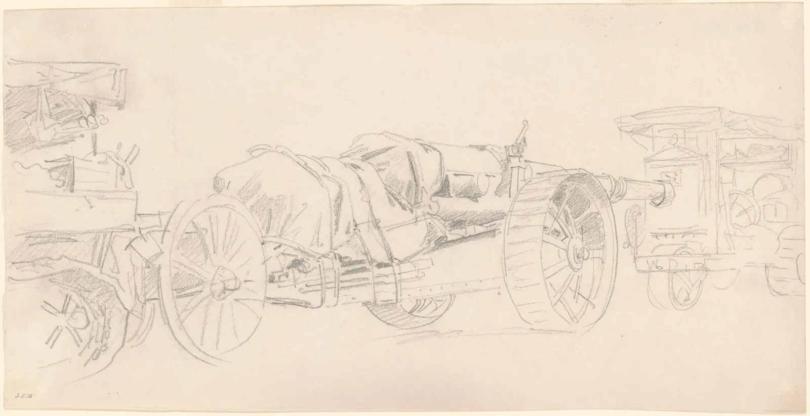 Cannon Trailers, France, John Singer Sargent